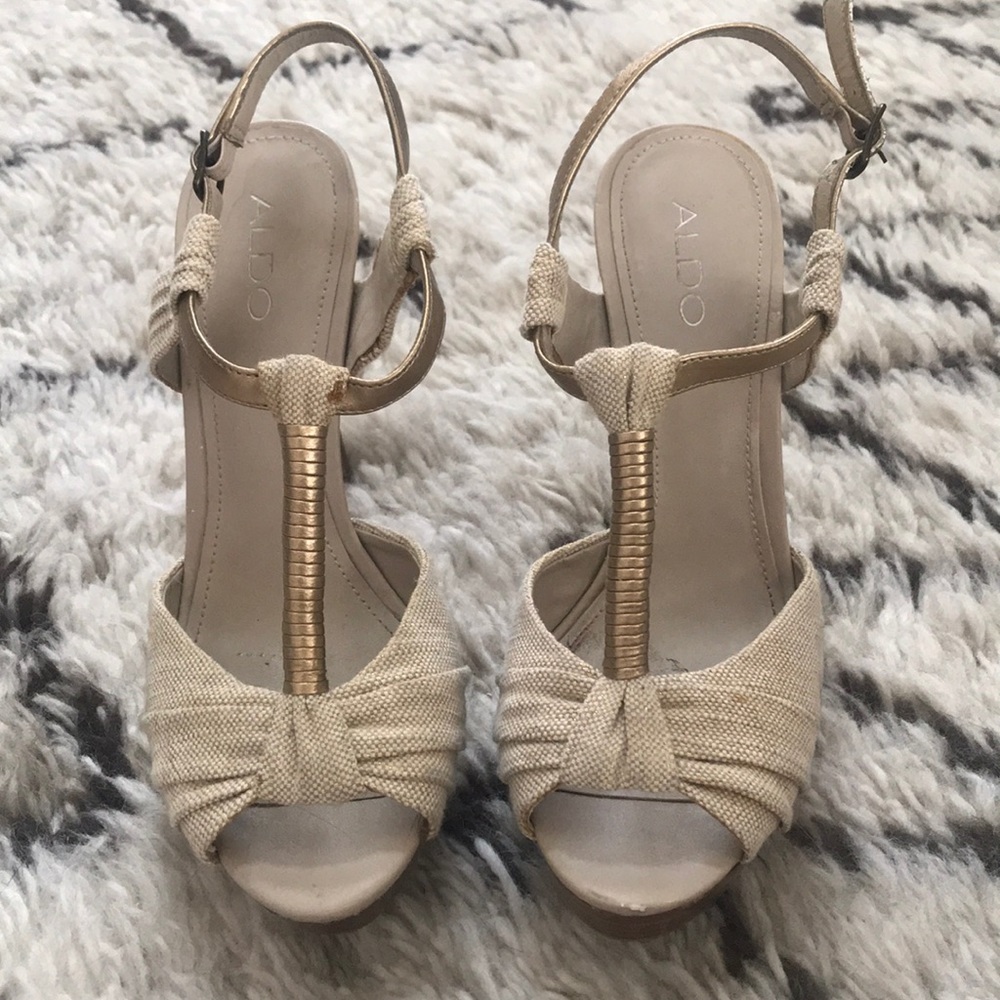 Aldo T-Strap Heels